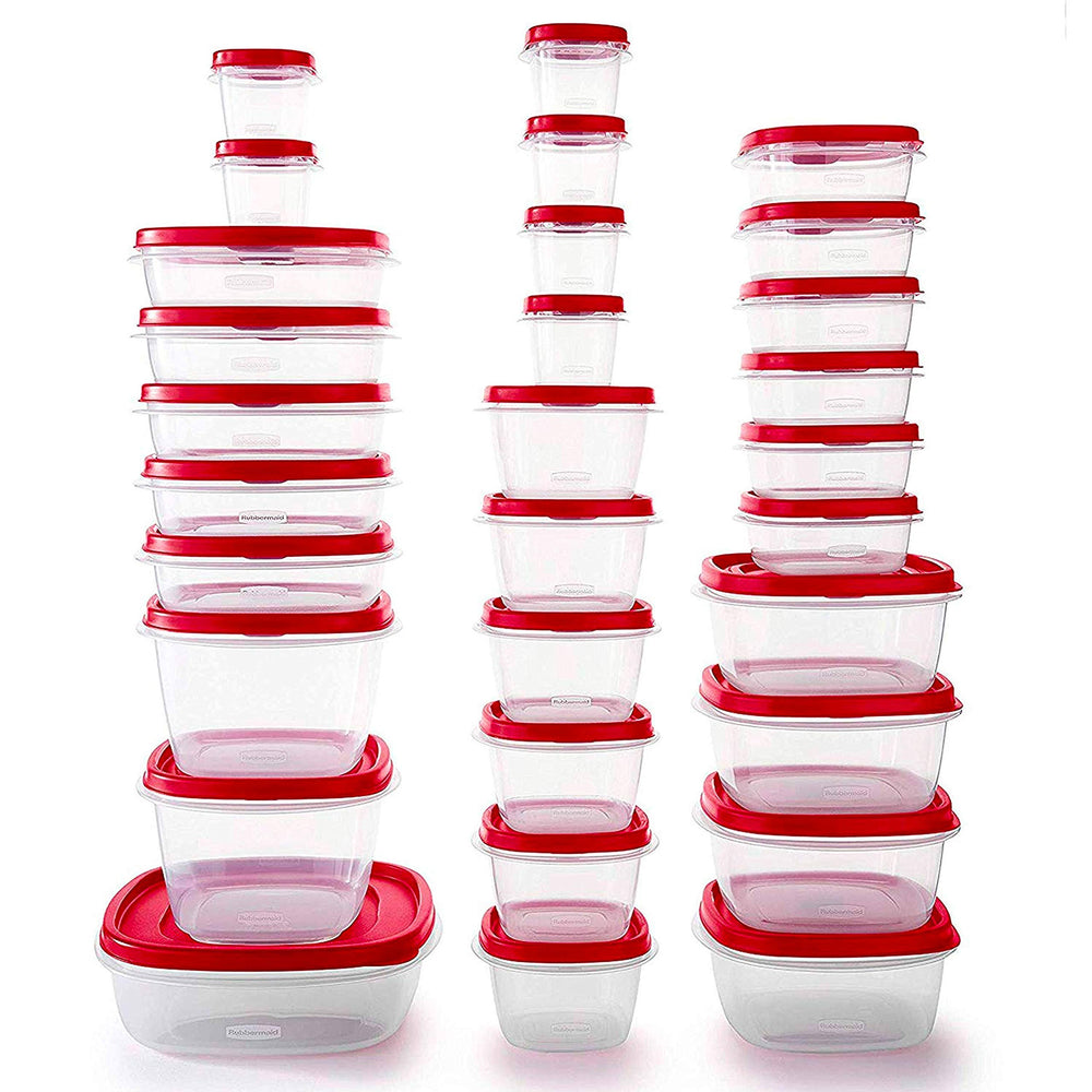 Rubbermaid Easy Find Vented Lids Food Storage Containers, Set of 30 60 Piece